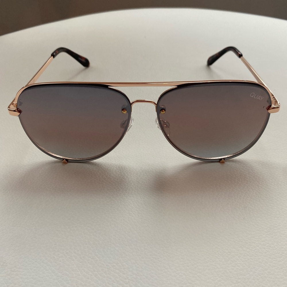 Quay High Key Rimless Sunglasses - Brand New with Tags and Case. NWT!